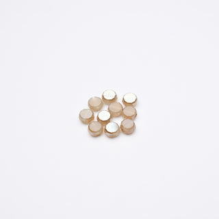 Cristalli Dischi Crema 6x3mm - 10 Pezzzi | Sarobidy