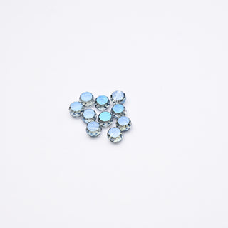 Cristalli Dischi Blu Trasparente 6x3mm - 10 Pezzzi | Sarobidy