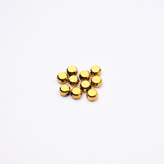 Cristalli Dischi Oro 6x3mm - 10 Pezzzi | Sarobidy