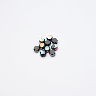 Cristalli Dischi Nero e Malva Metallizzato 6x3mm - 10 Pezzzi | Sarobidy