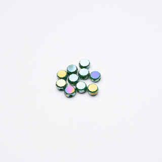 Cristalli Dischi Verde Aurora Boreale 6x3mm - 10 Pezzzi | Sarobidy