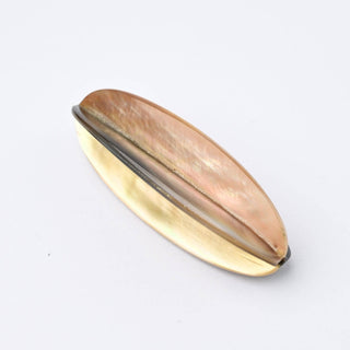 Perla Patina di Bronzo Navetta 46x18,5mm