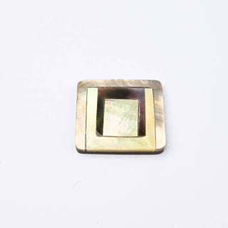 Cabochon Patina di Bronzo Quadrato 20mm