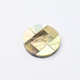 Cabochon Patina di Bronzo Disco 25mm