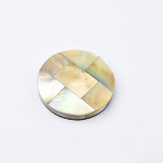 Cabochon Patina di Bronzo Disco 25mm