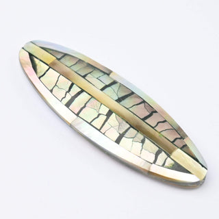 Perla Patina di Bronzo Navetta 61x21mm