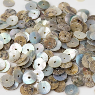 Distanziatori in Madreperla Disco Grezzo 10mm - 150 pz