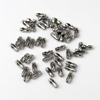 Chiusura per Catena a Palline 7x2mm in Acciaio - 50 pz