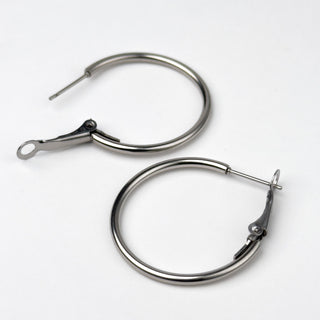 Orecchino Cerchio 30mm in Acciaio - 2 pz