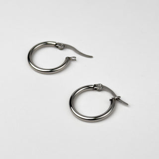 Orecchino Cerchio 18mm in Acciaio - 2 pz