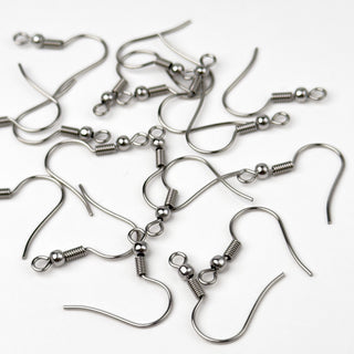 Monachella in Acciaio con Pallina e Spiralina 20mm - 20 pz