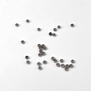 Schiaccini Pallina 2,5mm in Acciaio - 30 pz