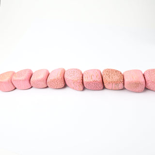 Perle in Legno Naturale Greywood Heishi Naturale 20x5mm - Filo da 24 cm