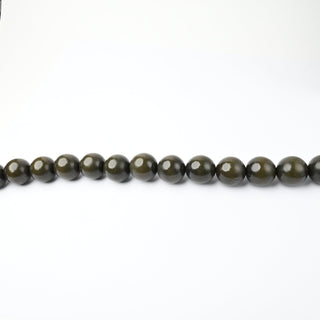 Perle in Legno Naturale Palmwood Cubo Naturale 10mm - Filo da 24 cm