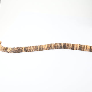 Perle in Legno Naturale Tondo Verde Militare 20mm - Filo da 24 cm