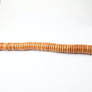 Perle in Legno Naturale Anello Naturale 45mm - Filo da 24 cm