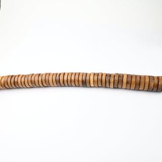 Perle in Legno Naturale Sasso Blu 28mm - Filo da 24 cm