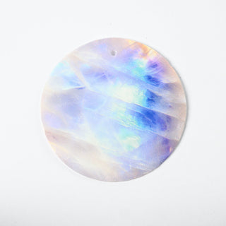 Pendente in Madreperla Effetto Opale Disco 50mm