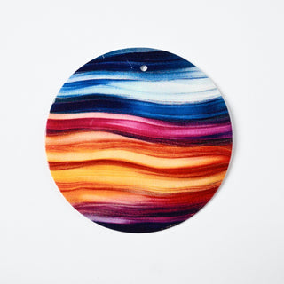 Pendente in Madreperla Onde Multicolor Disco 50mm