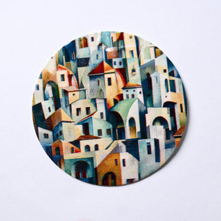 Pendente in Madreperla Pattern Borgo Antico Disco 50mm