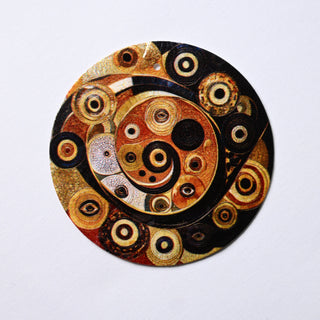 Pendente in Madreperla Egypt Pattern Disco 50mm