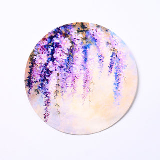 Pendente in Madreperla Glicine Grappolo Disco 50mm