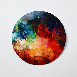 Pendente in Madreperla Mystic Opal Disco 50mm