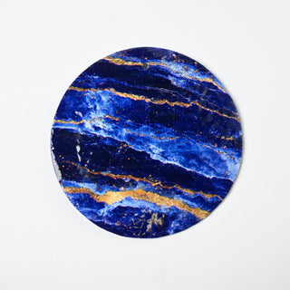 Pendente in Madreperla Effetto Lapis Lazzuli Disco 50mm