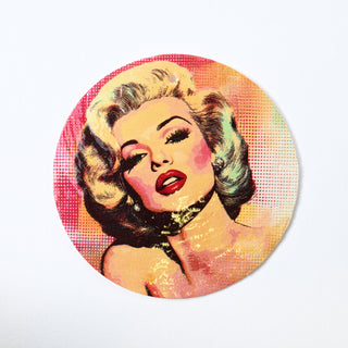 Pendente in Madreperla Marilyn Pop Disco 50mm