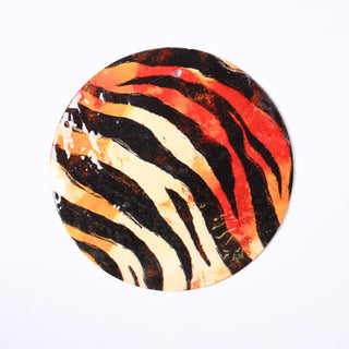 Pendente in Madreperla Effetto Tigrato Disco 50mm