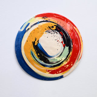 Pendente in Madreperla Colpo di Pennello Disco 50mm