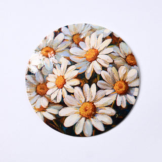 Pendente in Madreperla Margherite Ritratto Disco 50mm