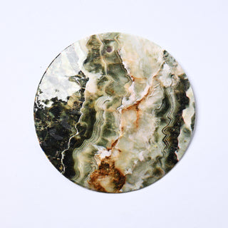 Pendente in Madreperla Effetto Marmo Disco 50mm