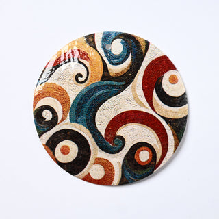 Pendente in Madreperla Mosaico Spagnolo Disco 50mm