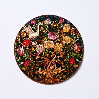 Pendente in Madreperla Albero Mistico Disco 50mm