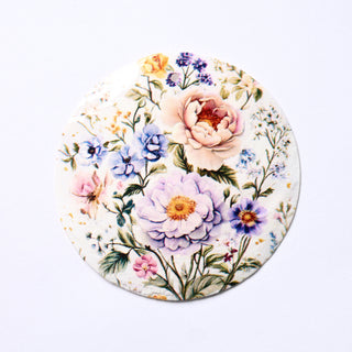 Pendente in Madreperla Fiori di Primavera Disco 50mm