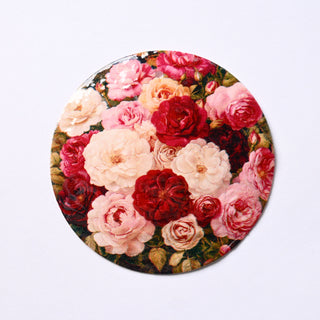 Pendente in Madreperla Rosa Sbocciate Disco 50mm