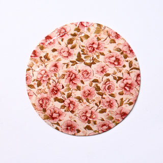 Pendente in Madreperla Pattern Rosa '50 Disco 50mm