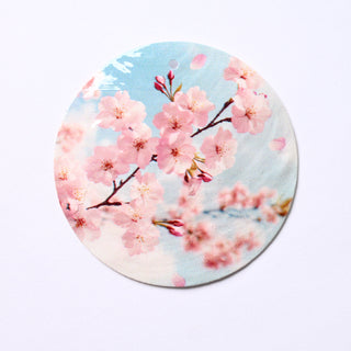 Pendente in Madreperla Fiori di Pesco Disco 50mm