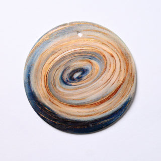 Pendente in Madreperla Galassia di Sabbia Disco 50mm