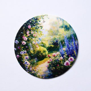 Pendente in Madreperla Giardino Incantato Disco 50mm