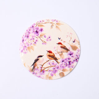 Pendente in Madreperla Uccellini Disco 40mm