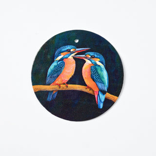 Pendente in Madreperla Kingfisher Disco 40mm