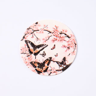 Pendente in Madreperla Farfalline Pink Disco 40mm