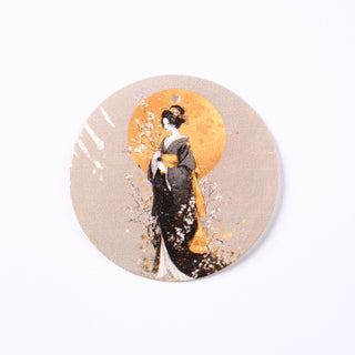 Pendente in Madreperla Geisha in Kimono Disco 40mm