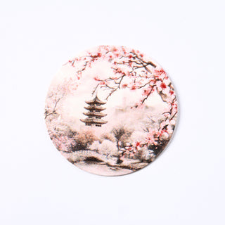 Pendente in Madreperla Japan Landscape Disco 40mm