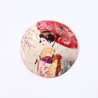 Pendente in Madreperla Geisha Posing Disco 40mm