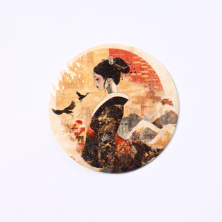 Pendente in Madreperla Geisha Art Disco 40mm