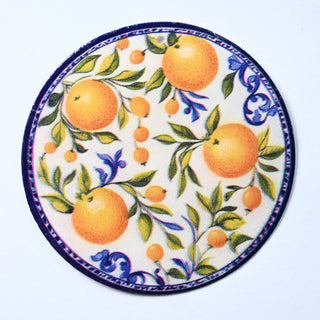 Pendente in Madreperla Arance Sicilia Disco 60mm