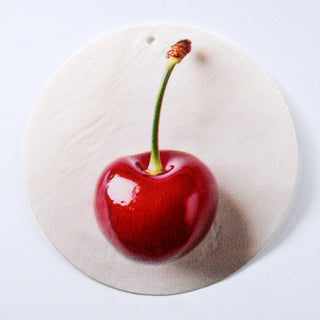 Pendente in Madreperla Ciliegia Disco 60mm